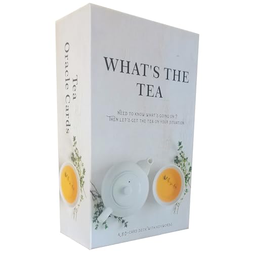GZXINKE What's The Tea? Relationships Oracle Cards, Life Oracle Deck, Oracle Cards Deck for Beginners, Interpreting Our Career and Life Relationships - What's the Tea？