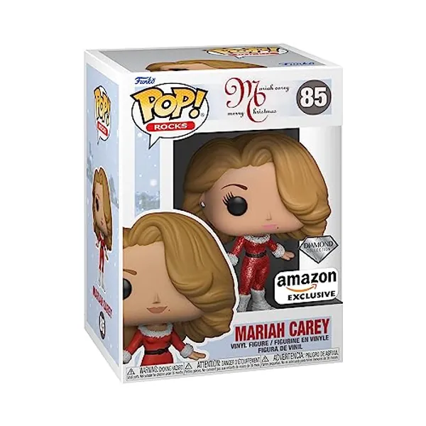 Funko Pop! Rocks: Mariah Carey Christmas - Diamond Glitter (DGLT) (Amazon Exclusive)