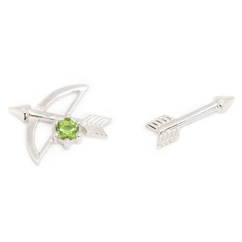 Bisoulovely Archer Earrings - Silver