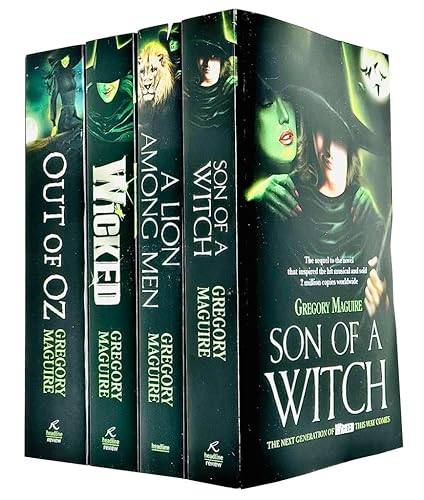 Wicked Years Series 4 Books Collection Set (Wicked, Son of a Witch, A Lion Among Men & Out of Oz)