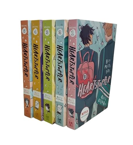Heartstopper 5 Book Set Collection