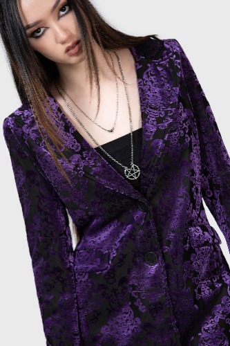 9th Circle Blazer [PURPLE] | XXL / Purple / 100% Polyester