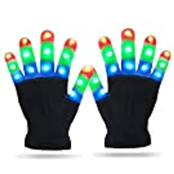 Viposoon Children LED Finger Light Gloves Cool Fun Toys for Kids - Gifts for Kids