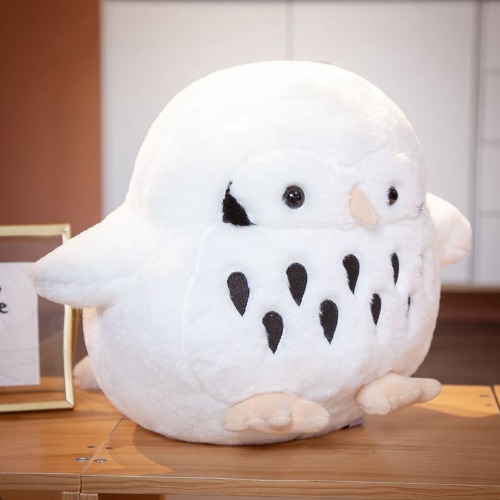 Everly - 38cm Owl Plush - White / 38cm