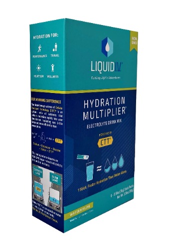 Liquid I.V. Hydration Multiplier, Watermelon, Electrolyte Drink Mix Powder Packet, 6 Ct, 96g Net Wt - 
