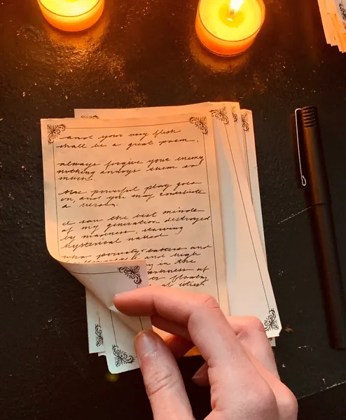 Design Bordered Coffee Stained Paper