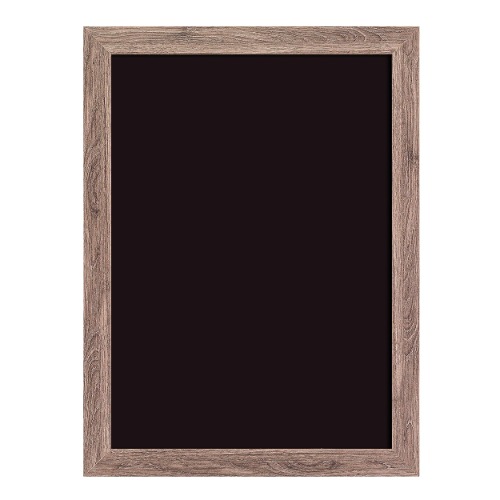 U Brands Magnetic Chalkboard, 17 x 23 Inches, Rustic Wood Frame (4550U00-01) - 