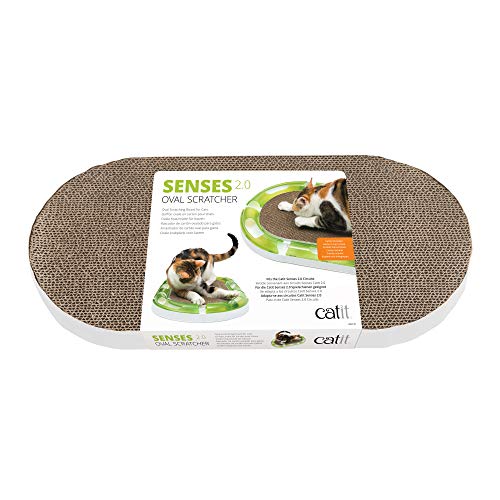 Catit 43170 Senses 2.0 Oval Circuit Scratcher