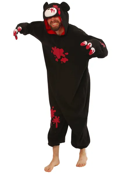 SAZAC Gloomy Bear Kigurumi - Onesie Jumpsuit Halloween Costume