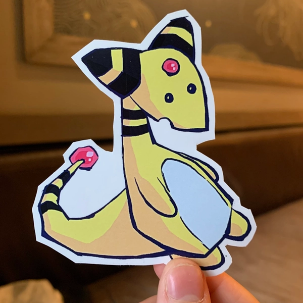 Ampharos Pokemon Sticker