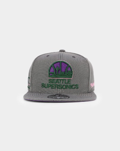 Mitchell & Ness Seattle Supersonics 'From Dusk' Fitted Grey | 712
