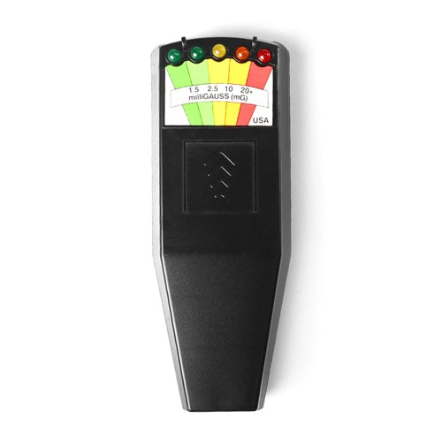 YaSao K2 Electromagnetic Field EMF Gauss Meter Radiation Detector Portable EMF Magnetic Field Monitor 5 LED Gauss Meter, Black