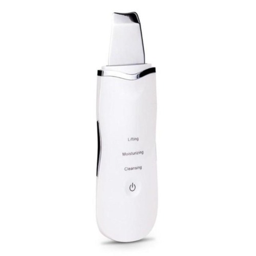 Ultrasonic 3 in 1 Deep Cleaner, Scrubber and Black Head Remover - White