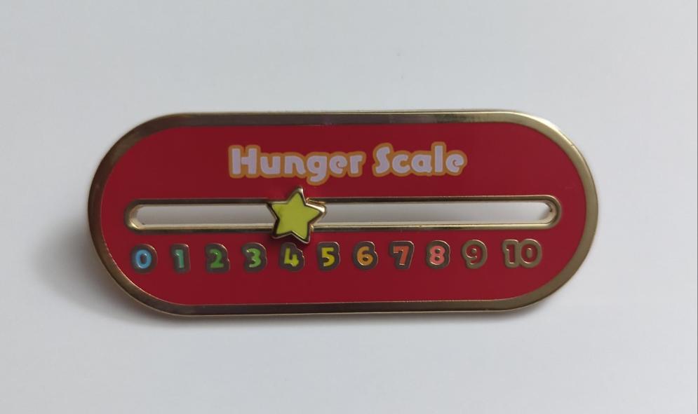 Sliding Hunger Scale Pin - In Stock
