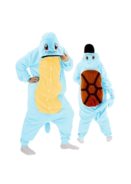 SUYGGCK En del pyjamas kvinnor pyjamas anime män helkroppspyjamas sköldpadda onesies för vuxna en del cosplay kostym jul hemkläder gåva - XL