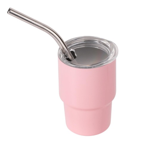 Mini Tumbler Shotglas 88,7ml, Söta Shotglasögon med Sugrör Bärbara Shotglasögonset Bar Shotglasögon Shotglas Presentset För Cocktails Fest Resor Camping