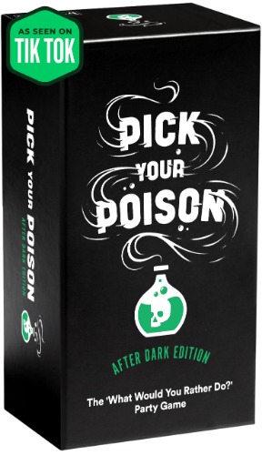 Dyce Games - Pick Your Poison Card Game: The “What Would You Rather Do?” Game - After Dark Edition - Ages 17+ Years - 3-10 Players