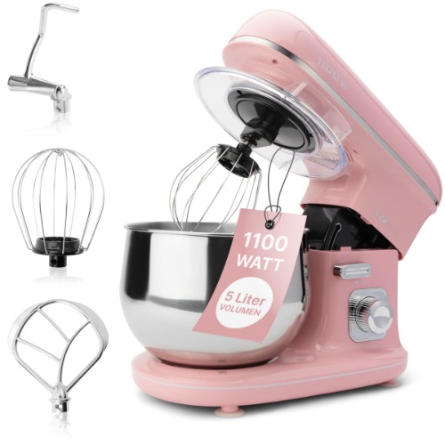 Clatronic KM 3711 Köksmaskin, 1100 W, Rosa, 5 l - Rosa