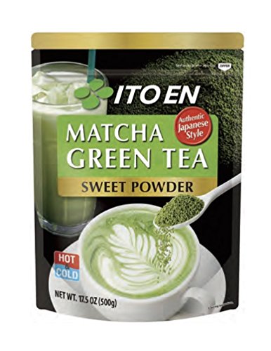 Ito En Matcha Green Tea, Sweet Powder, 17.5 Ounce (Pack of 1), Sweetened Green Tea Powder - 1.09 Pound (Pack of 1)