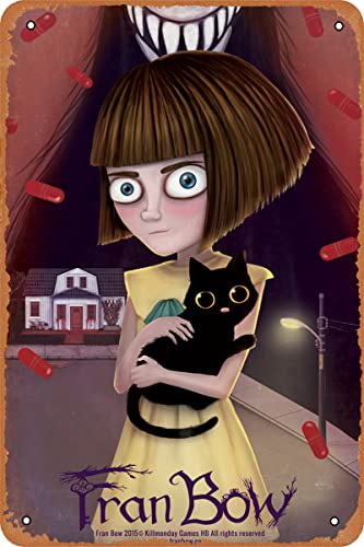 Fran Bow Game Poster Metal Sign 8x12 inch