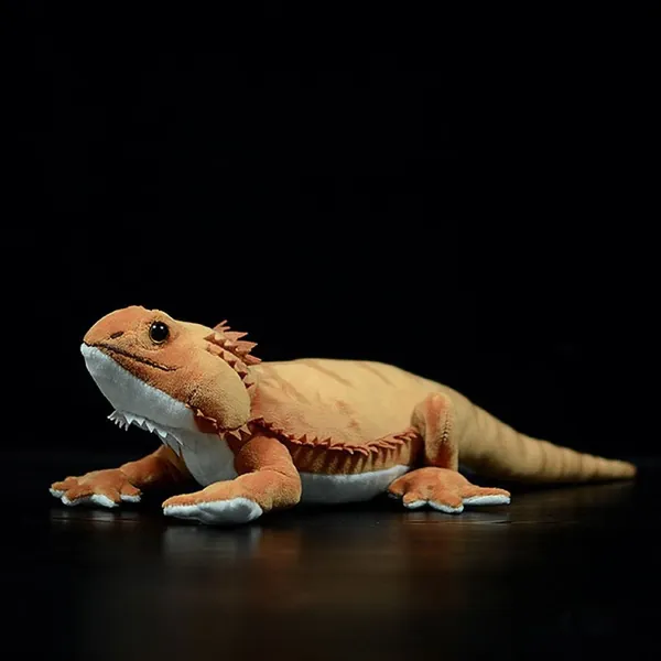 Lifelike Bearded Dragon Pogona Lizard Soft Stuffed Plush Toy | Default Title