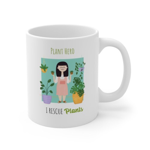 Plant Hero - I Rescue Plants Mug - 11oz