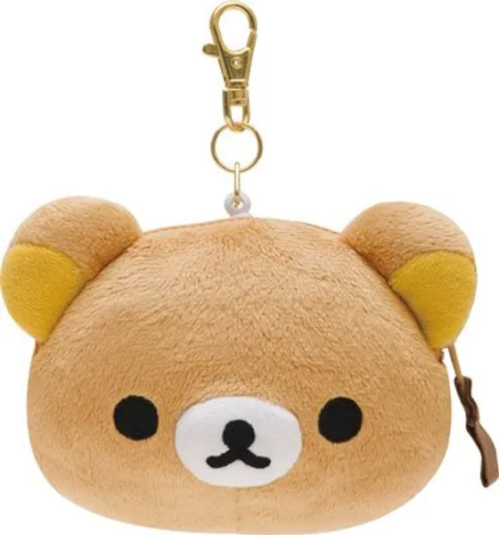 "Loose Daily Rilakkuma" Pass Case with Reel Rilakkuma