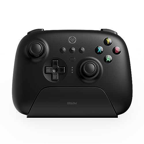 8BitDo Ultimate 2.4g Wireless Controller With Charging Dock, 2.4g Controller for PC, Android, Steam Deck & iPhone, iPad, macOS and Apple TV (Black) - black