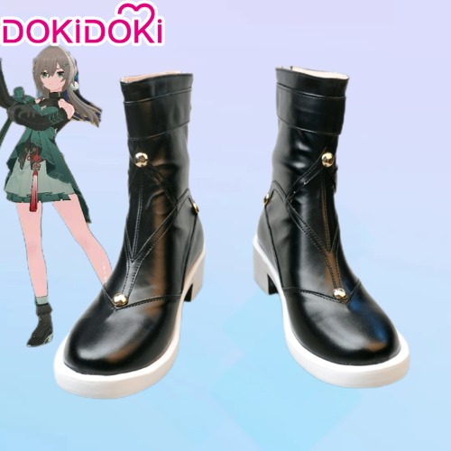 【In Stock】DokiDoki Game Honkai: Star Rail Cosplay Qing Que Shoes Qingque | Shoes EU37