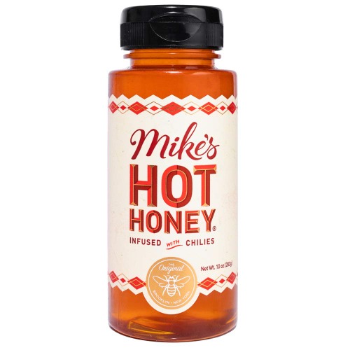 Mike's Hot Honey 10 oz Easy Pour Bottle (1 Pack), Honey with a Kick, Sweetness & Heat, 100% Pure Honey, Shelf-Stable, Gluten-Free & Paleo, More than Sauce - it's Hot Honey - Original 10 Ounce (Pack of 1)