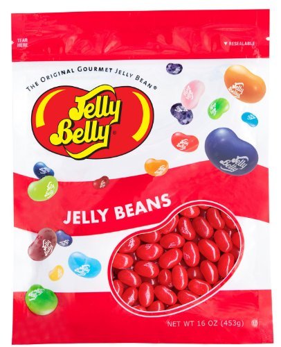 Jelly Belly Very Cherry Jelly Beans - 1 Pound (16 Ounces) Resealable Bag - Genuine, Official, Straight from the Source - Cherry 1 Pound (Pack of 1)