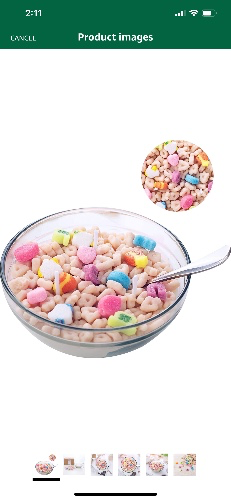 French Vanilla Cereal Bowl with Metal Spoon Scented Soy Candle Morning Ritual Gift