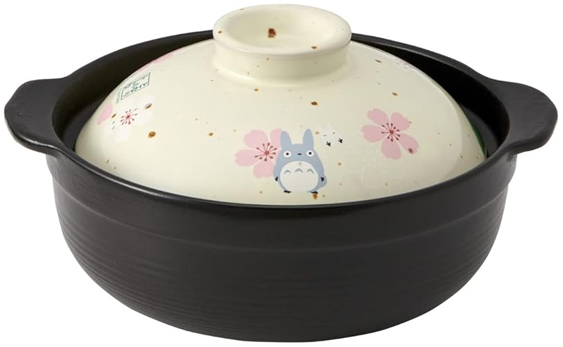 Studio Ghibli - My Neighbor Totoro - Sakura/Cherry Blossom, Skater Traditional Japanese Porcelain Dish Series - Earthen Pot