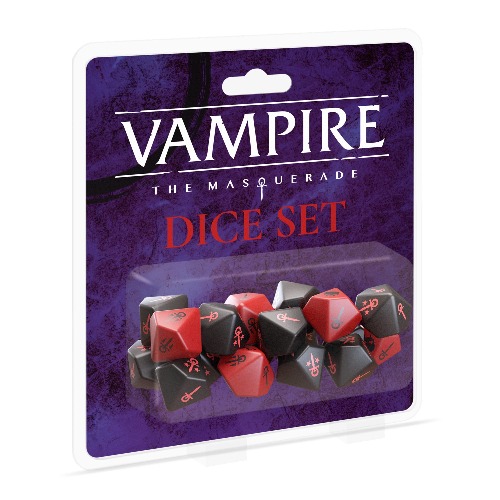 Renegade Games Studio 72311 The Masquerade Dice Set game, Multicolor