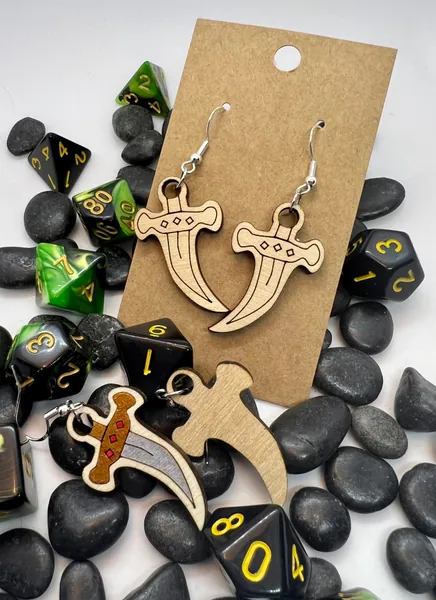Adventure Earrings | Dagger