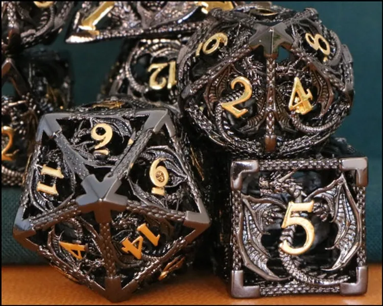 DND Dice Set  Dungeons and Dragons  MTG Tabletop Game Dice L | Etsy UK