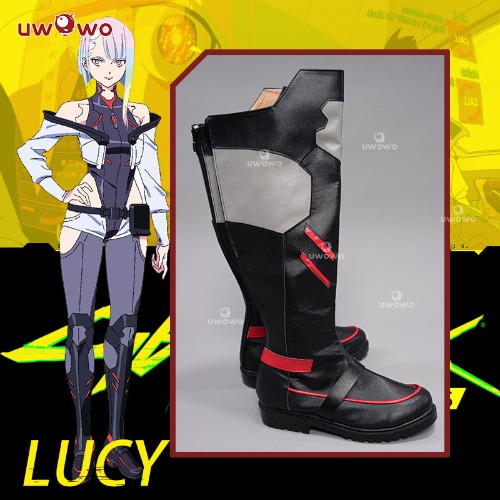Uwowo Cyberpunk: Edgerunners Lucy Bodysuit Anime Lucy Cosplay Shoes - 43