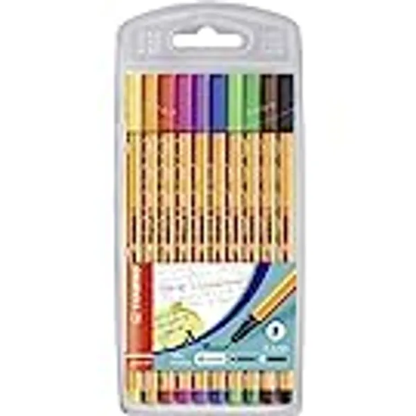 Fineliner - STABILO point 88 - 10er Pack - Standardfarben