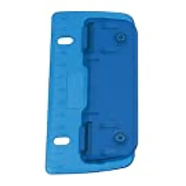 Wedo 67803 Taschenlocher (Kunststoff zum Abheften für 8 cm Lochung, 2f ach, mit 12 cm Skala) blau