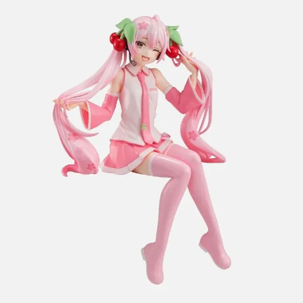 Hatsune Miku - Sakura Miku Noodle Stopper Figure (Wink Ver)