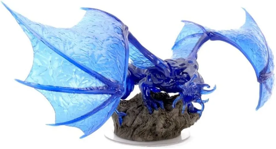 Icons of the Realms: Adult Sapphire Dragon Miniature