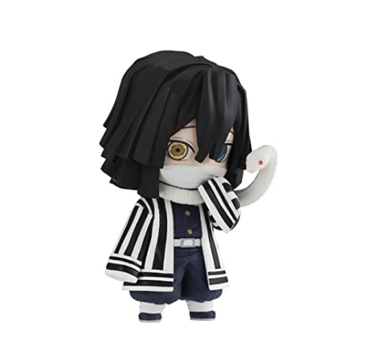 Bandai Chibi Masters Obanai Iguro Demon Slayer Figure | 8cm Obanai Anime Figure From Demon Slayer Anime And Manga | Collectable Anime Merch Figures Make Great Anime Gifts | Bandai Anime Figurines - Iguro