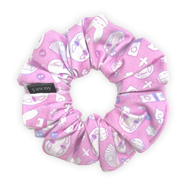 No Face Anime Scrunchie (cotton lycra)