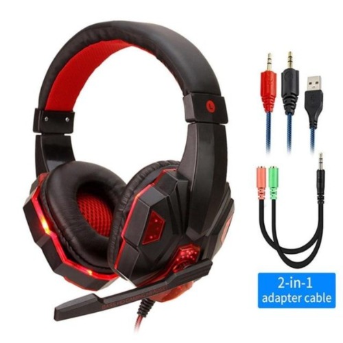 Dragon G9800 LED Gaming Headset - Red
