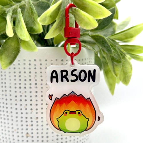 Arson Frog Keychain - A Grade