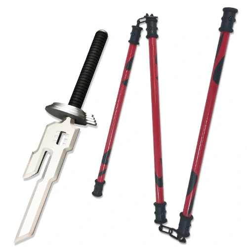Anime Jujutsu Kaisen Fushiguro Touji Cosplay Props Weapon Role Play Weapon Sword Three Section Stick Halloween Carnival Party