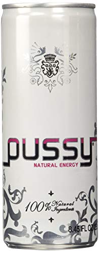 Pussy Natural Energy Drink, 8.45 Fl Oz (Pack of 24)