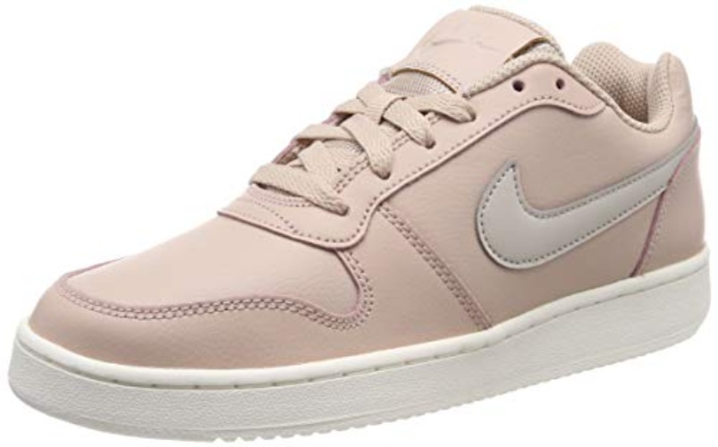 Nike Men's Ebernon Low Basketball Shoe - 8 - Particle Beige/Desert Sand/Sail