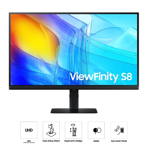 Samsung ViewFinity S8 LS32D800EAEXXP 32" 4K (3840x2160) 60Hz 5ms HDR10 VA Flat Monitor | Default Title