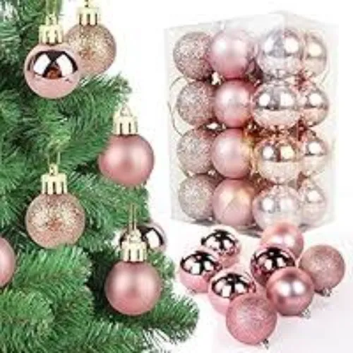 Pink Christmas Ornaments